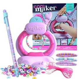 Bead & Braider Friendship Necklace and Bracelet Making Kit, Arts & Crafts Kids Toys for Girls Ages 8 and up:_Purple