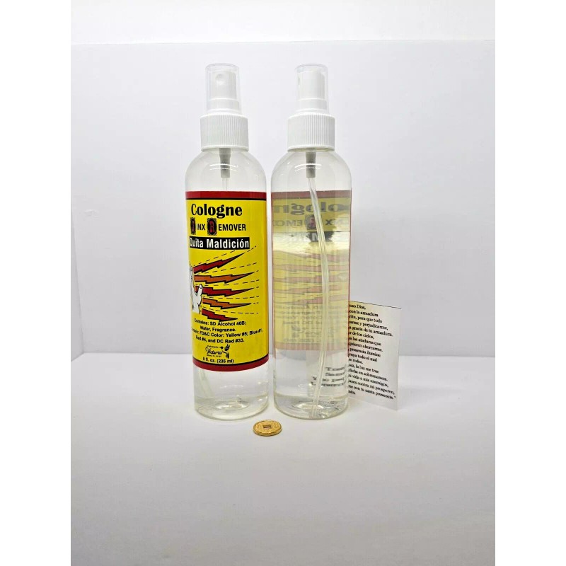 QUITA MALDICION COLONIA CON FEROMONAS INCLUYE ORACION AMULETO 1PC