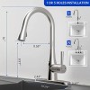 GOESMO Modern Touchless Kitchen Faucet Pull Sprayer Adjustable Water Flow