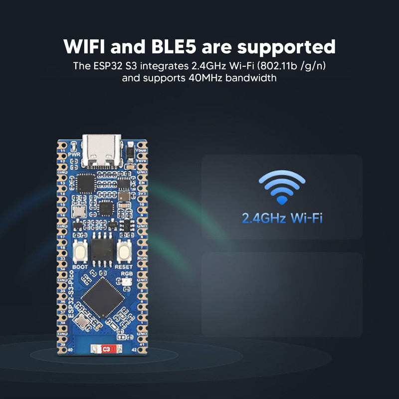 WiFi Development Board 512KB SRAM 2MB PSRAM 240MHz Dual Core