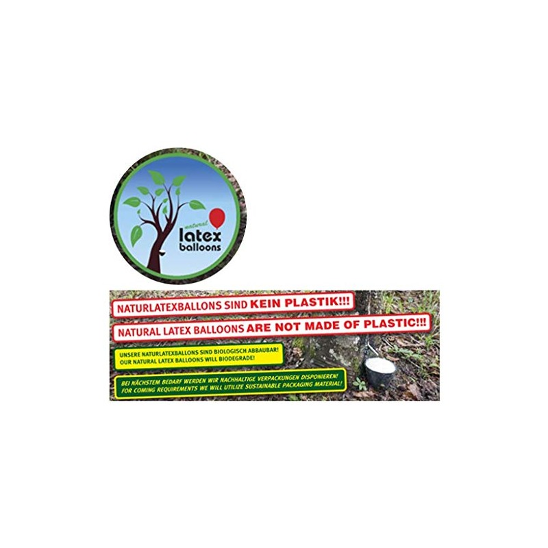 50 Balloons Crystal Clear Premium Quality Diameter Approx. 27 cm