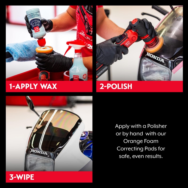 Griot's Garage Plastic All-in-One, Polish, Restore, and Protect Vehicle Lights,