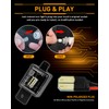 LESAUCE Full LED License Plate Light Lamp Assembly Fit for