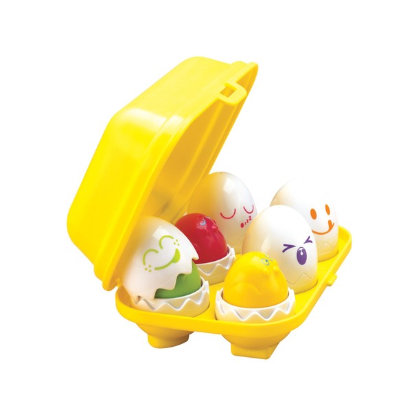 TOMY Toomies Hide & Squeak Eggs Toddler Toys - Matching