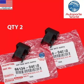 Toyota GENUINE TOYOTA 07-23 TUNDRA | 16-23 TACOMA TRUCK BED DECK RAIL END CAP SET OF 2