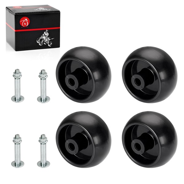 4Pcs Deck Wheel Kit Compatible with Craftsman Snapper Simplicity Murray