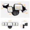 Onforu 15000lm LED Flood Lights Outdoor, 5 Adjustable Heads, Switch