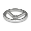Ganter Normelemente | Aluminium Handwheel | DIN 950-AL-80-B12-A | Diameter
