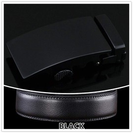 SIAELT Men's Belt, Slide Genuine Leather Ratchet Belt with Automatic Buckle