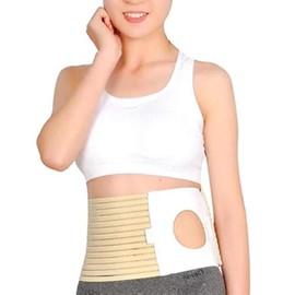 Ostomy Belt Colostomy Belt (Hole 3.14") Medical Stoma Support Ostomy Hernia Belt Ostomy Hernia Belt Stomach Truss Binder with Compression Support (M: 37.40''-41.34'')