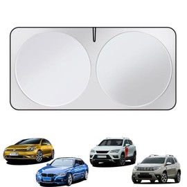 COFSODI Car Window Shade. Car Windshield Sun Shade. Summer Car Sun Shade. Car Visor Extender Sun Blocker. Sun Shield for Car Windshield. Essential Interior Car Accessories-Large