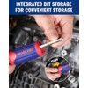 WORKPRO 12-in-1 Ratcheting Multi-Bit Screwdriver Set, Quick-load Mechanism Screwdriver with