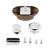 LENKRAD 6 PCS Push Button Latch Cabinet Door Catch Keyless