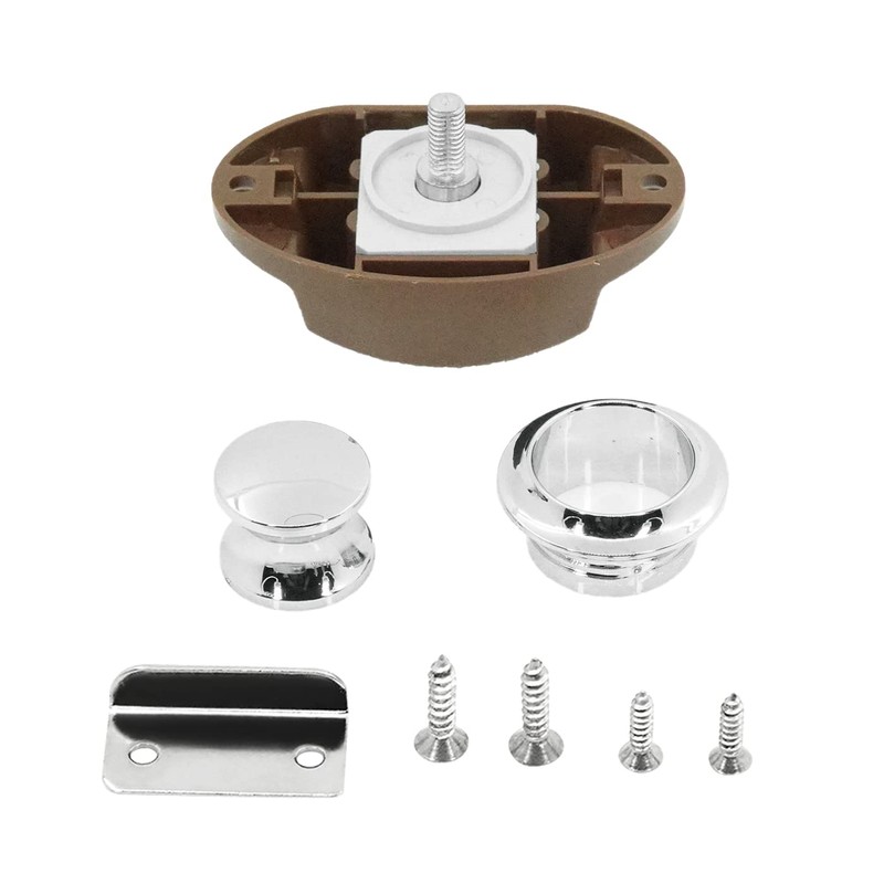 LENKRAD 6 PCS Push Button Latch Cabinet Door Catch Keyless