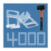 Tile Leveling System 1/8" Spacers Tile Leveler Clips DIY Tile