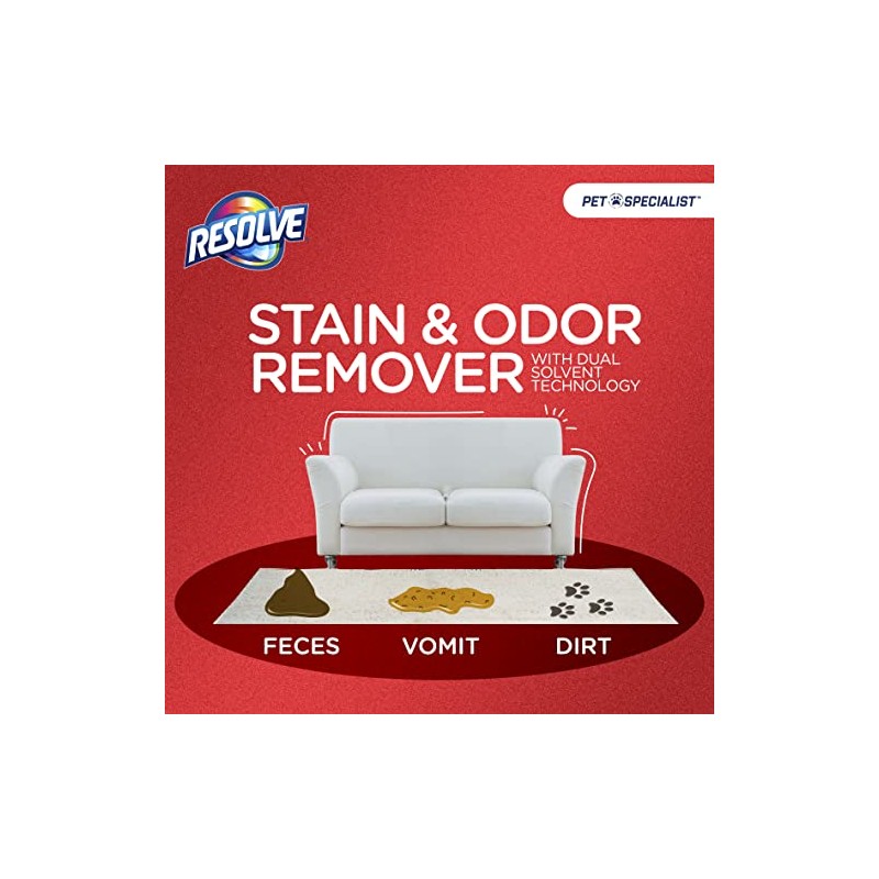Resolve Pet Specialist Limpiador de Manchas y Olores 946 ml
