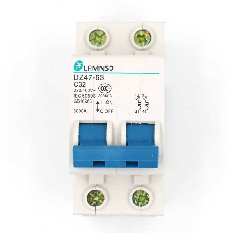 Baomain Miniature Circuit Breaker DZ47-63 (MBM6C) C32 AC 230V 400V