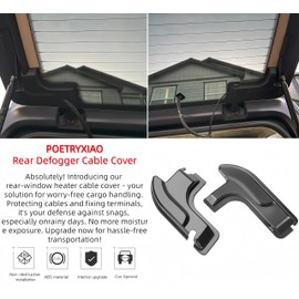 POETRYXIAO Rear Defogger Cable Cover for Jeep 2018-2024 Wrangler (JL) / Wrangler 4xe,Rear Defogger Cable Cover for Interior Accessories