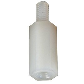 HEX Thread Spacers M3 NYLON66 12mm Standoff Bolts & Feet Fasteners & Hardware Pack of 10 | D01497