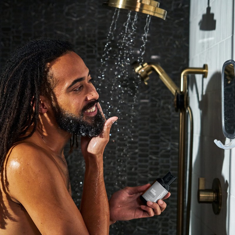 MANSCAPED™ Beard Shampoo, Hydrating Cleanser with Eucalyptus, Rosemary, Lavender Essential