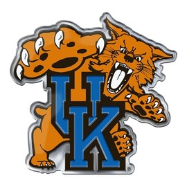 Fanmats 60638: Kentucky Wildcats Heavy Duty Aluminum Embossed Color Emblem - Alternate