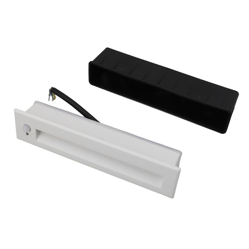 Recessed Sensing Step Light Frosted White LED Stair Light for
