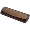 Tccase HY-80137-1 Hard Magnetic Fake Leather Glasses Case Brown