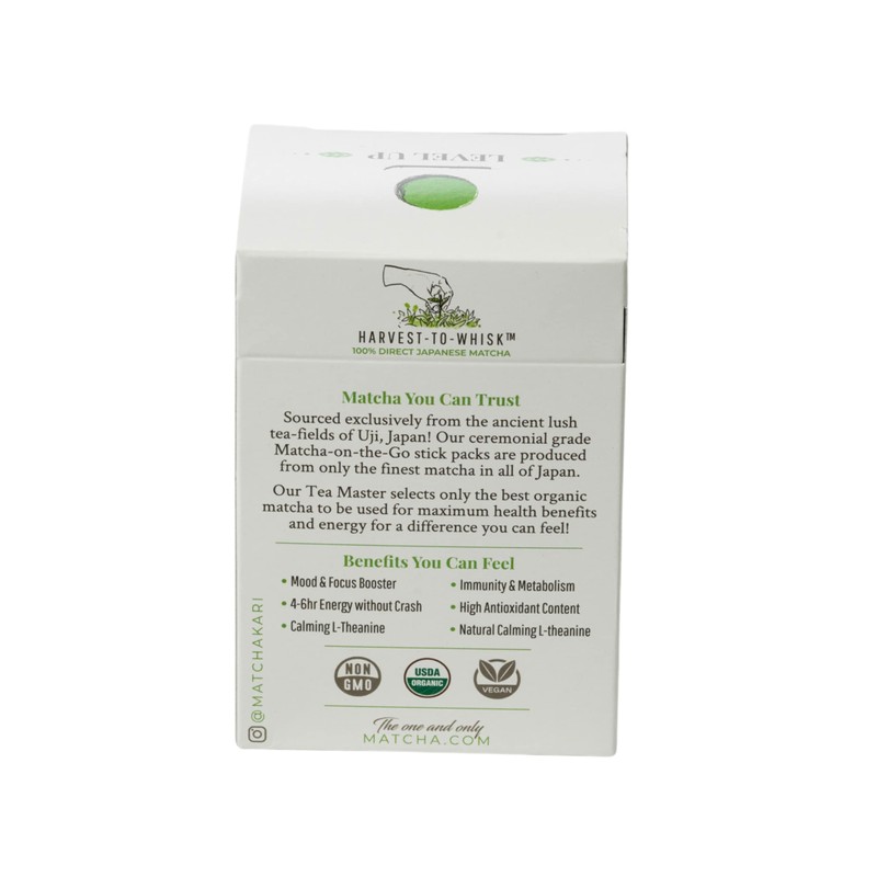 Matcha Green Tea Powder Single Serving Sticks, Dr. Weil's Ceremonial