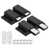 uxcell 2 Pcs Magnetic Push Latches for Cabinet Door, 1.5x2.56