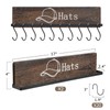 FANGSUN Hat Rack for Wall, Wooden Baseball Cap Organizer with