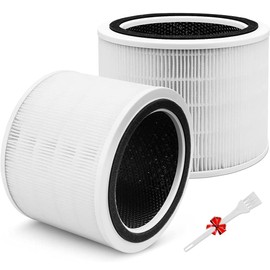 Core 200S Replacement Filter Compatible with Levoit Core 200S Smart WiFi Air Puri-Fier, 3-in-1 Filtration System(Pre, H13 True HEPA & Activated Carbon), Core 200S-RF, 2Pack