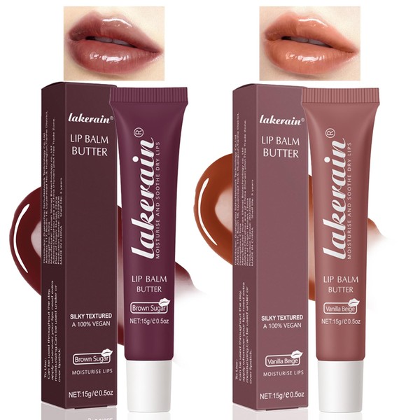 Summer Lip Butter Balm,Lip Care Balm,Lip Mask Hydrating and Nourishing