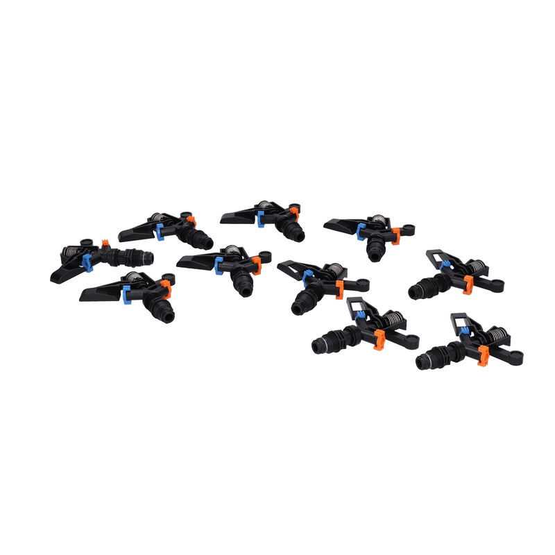 10PCS G1/2 Male Thread Rocking Arm Sprinkler 360° Rotating Lawn