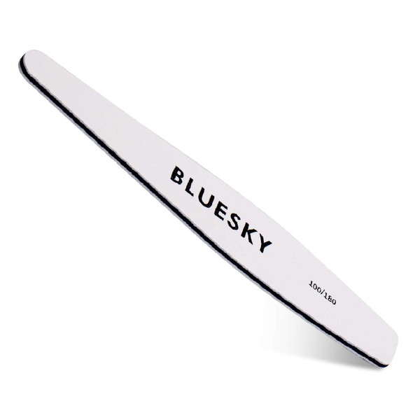 BLUESKY Nail File Rhombus 100/180, Double Sided Dual Grade Grit,