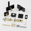 Newlaking Exterior Door Handle with Single Cylinder Deadbolt Lock