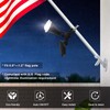 Solar Flag Pole Light, Flagpole Light Solar Powered, Super Bright