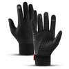 1 Pair Windproof Thermal Gloves Slip Resistant Touch Screen Warm