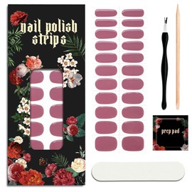 Nail Polish Strips - No UV Lamp Needed (Drama Queen Pink)