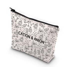 VAMSII Chemistry Makeup Bag Science Gift Biology Chemistry Teacher Gift Chemistry Lover Gift (CATION & ANION)