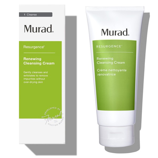 Murad Renewing Cleansing Cream - Resurgence Anti-Aging, Cleansing Cream Face Wash - Hydrating Daily Face Cleanser, 6.75 Fl Oz