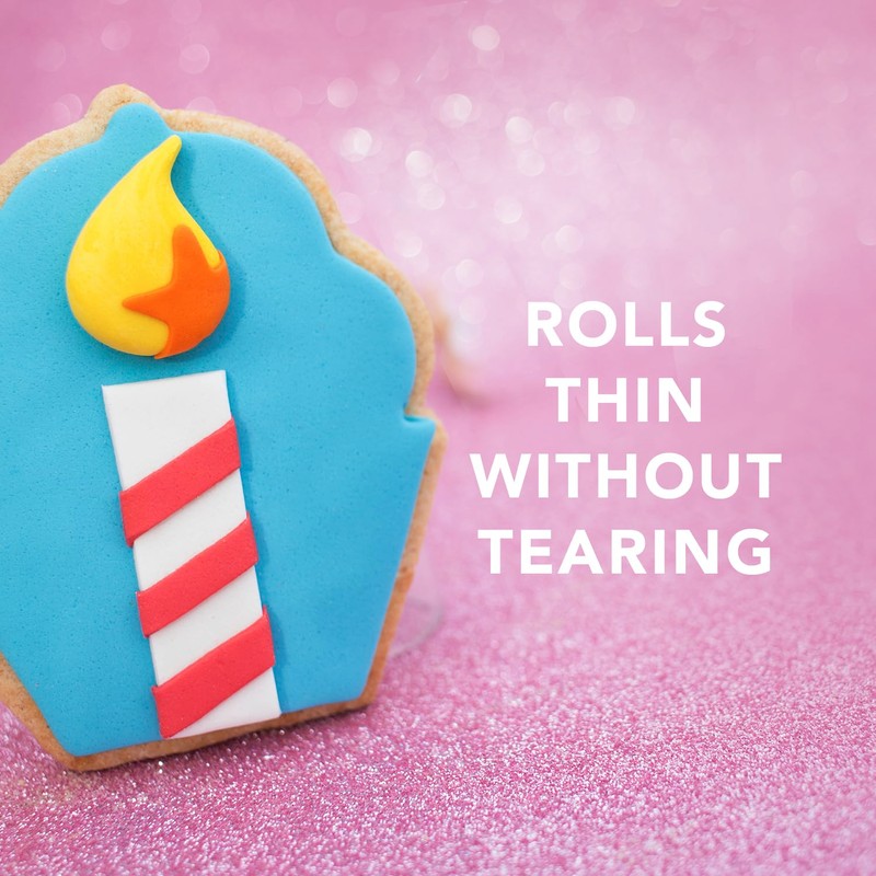 Dream Clean White Fondant, Vanilla, 2 Pounds