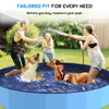 Bilibara 107'' Foldable Dog Pool, Kiddie Pool, Heavy Duty Non-Slip