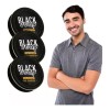 3piezas Jabón De Pelo Negro, Reparación, Limpieza, Nutrición