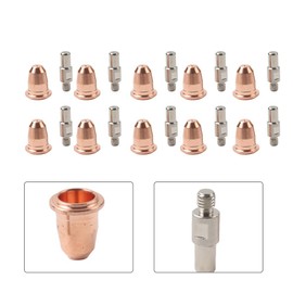 Cnswee6 20PCS Plasma Cutting Nozzles Torch PD0116-08 Electrode Tips Copper For S25 S35 S45 S54 AIR