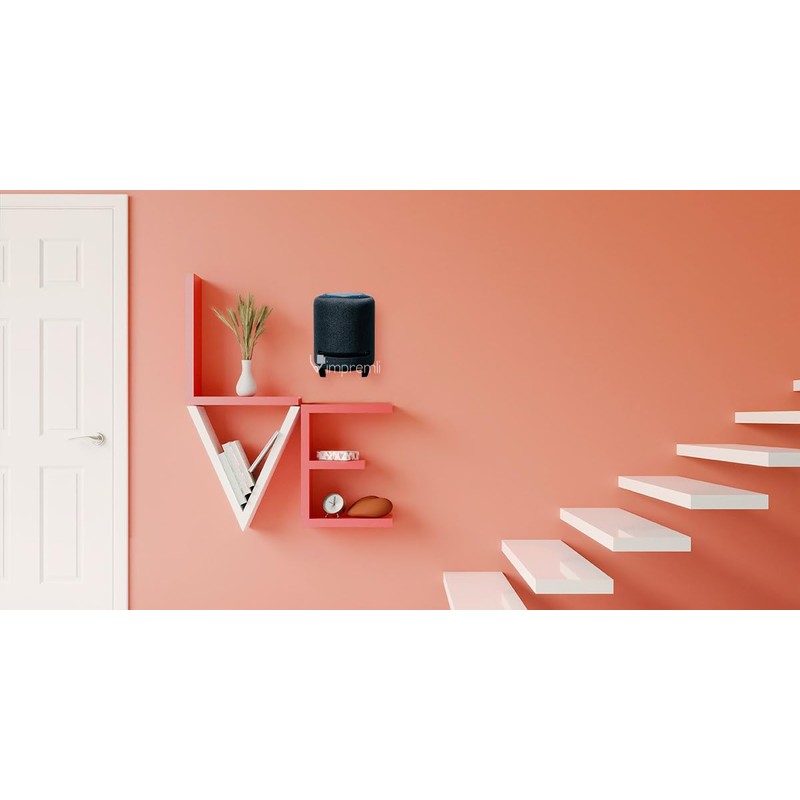 impremli Base De Pared para Alexa Echo Estudio Bocina Inteligente