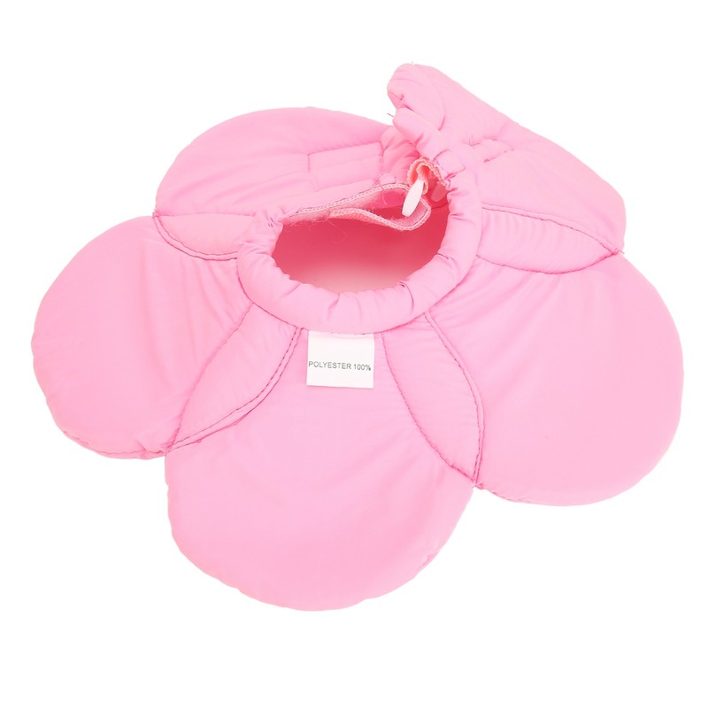 Pet Recovery Collar Adjustable Lightweight Prevent Licking Sunflower Shape Cute