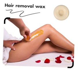 WOONEKY 10piezas Crema Depiladora Mujer Bloques De Cera Para Cera De Abejas y Para Cuerpo Axilas y