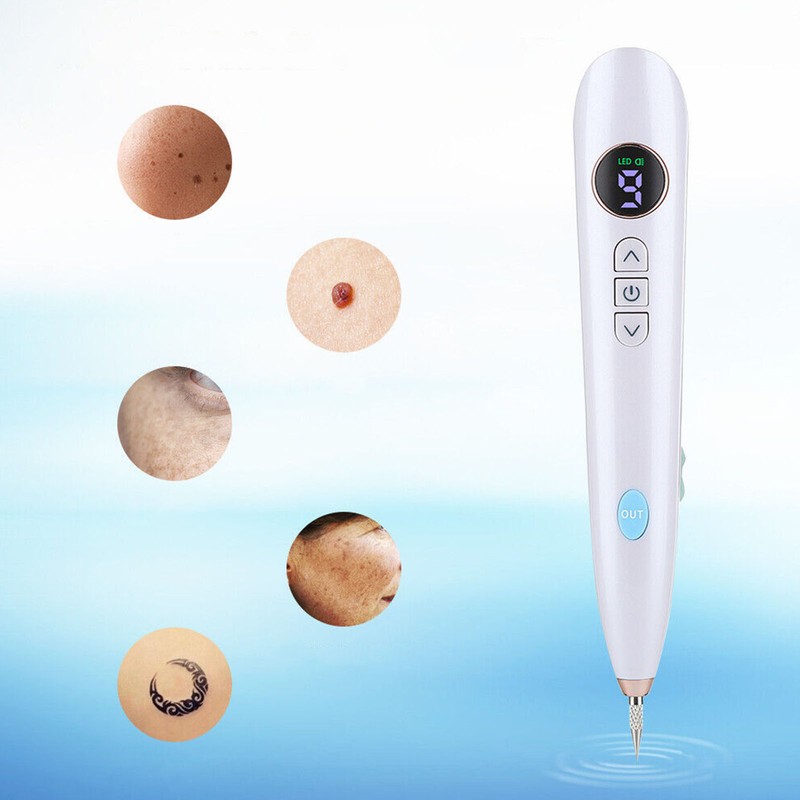Spot Removing Beauty Pen LED Screen Adjustable 9 Gears Plug