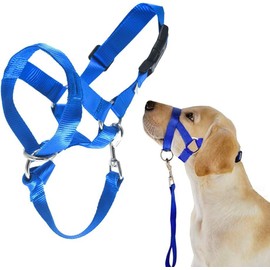 BARKLESS Soft Dog Head Collar, No Pull Training Tool for Medium Large Dogs on Walks, Gentle Halter for Heavy Pullers, Includes A Training Guide