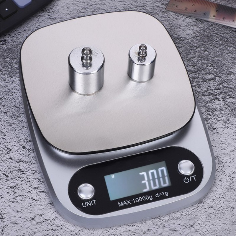 Electronic Gram Scale Stainless Steel Digital Display Food Weight Scale